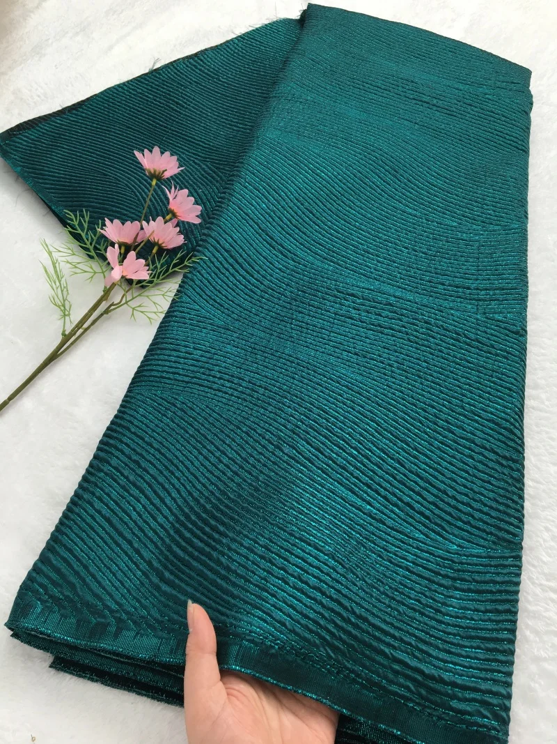 African Jacquard Lace Fabric Damask Fabric Nigerian Brocade Lace High Quality for Women Party Dresses Sewing Latest,5Yards4660