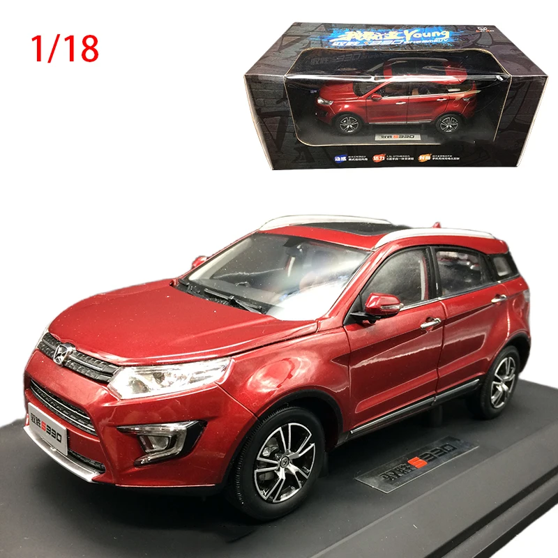 Diecast 1/18 Size Model Car JMC S330 Alloy Car Model Jiangling SUV Toys for Boys Collection Original Box