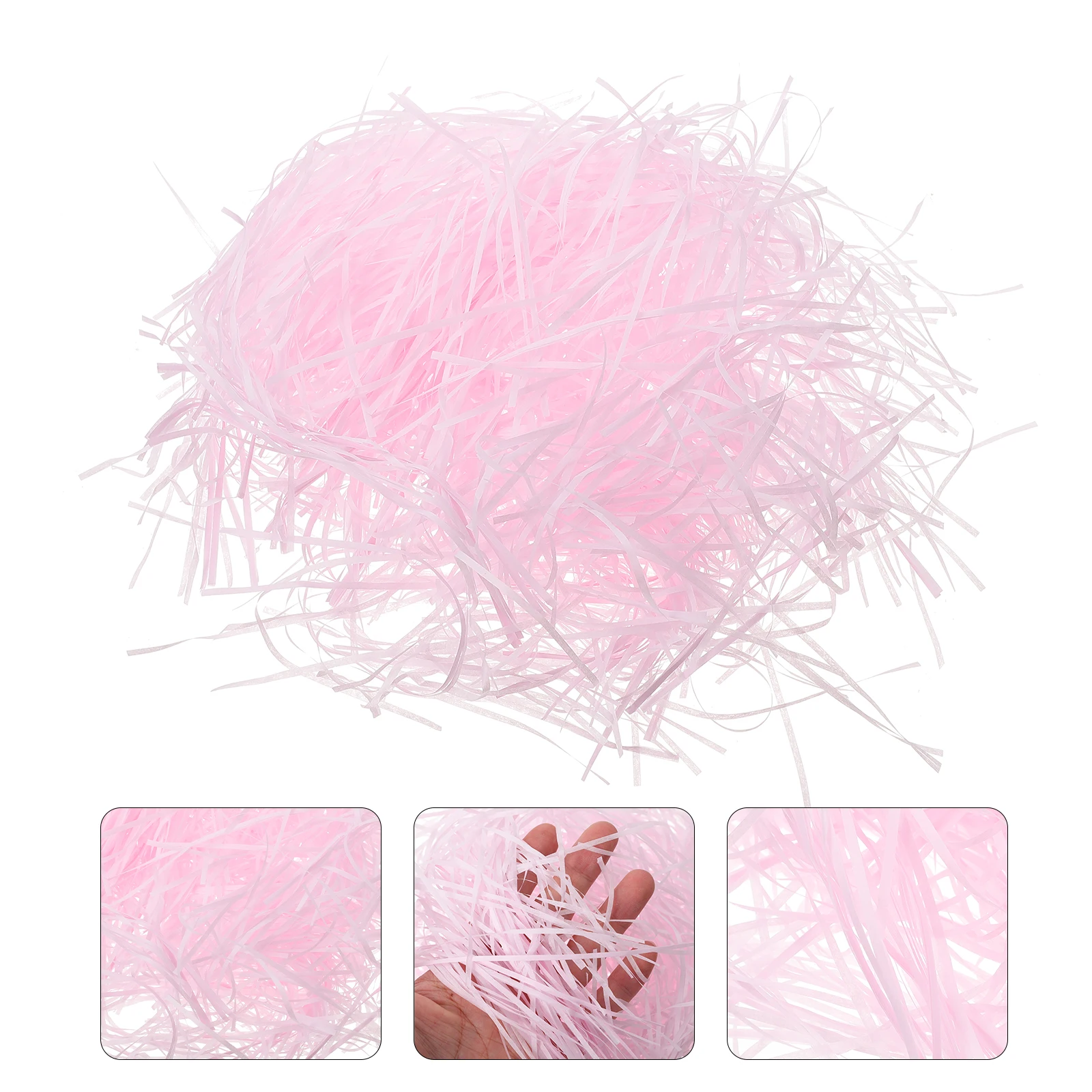 Gift Box Filling Paper Raffia Shredded Filament for Candy Chocolate Lightweight Durable Colored Crinkle Paper Shred