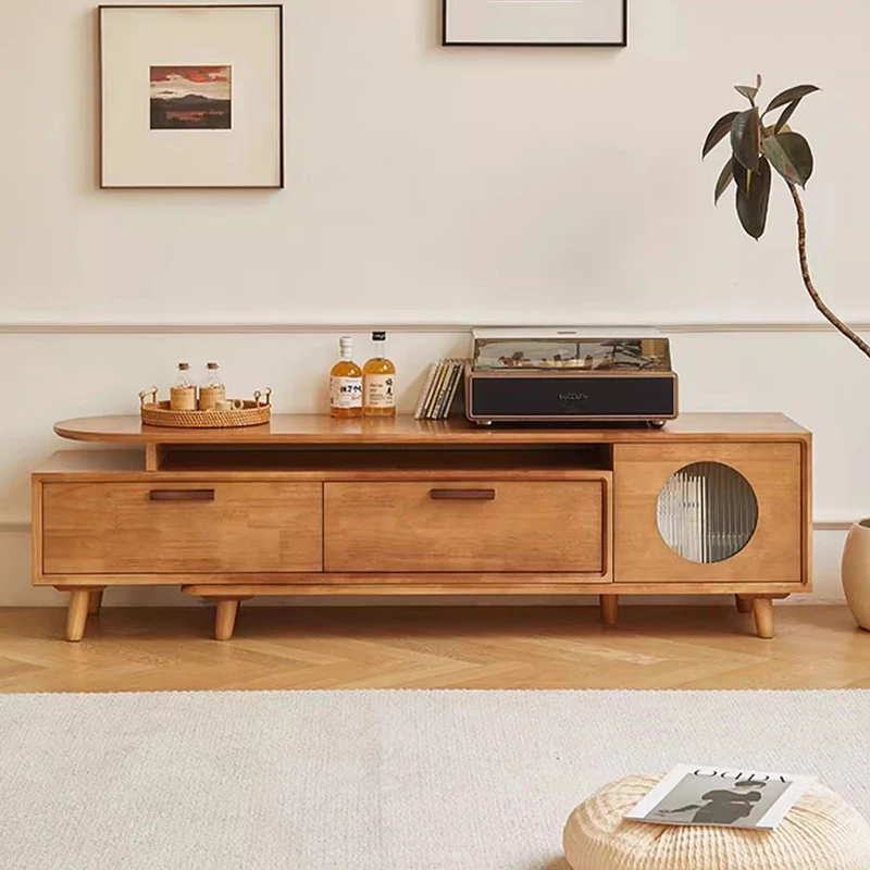 

Wabi Sabi Retractable Tv Stand With Mount Elegant American Rustic Tv Stand With Drawers Design Wohnwand Tv Möbel Home Furniture