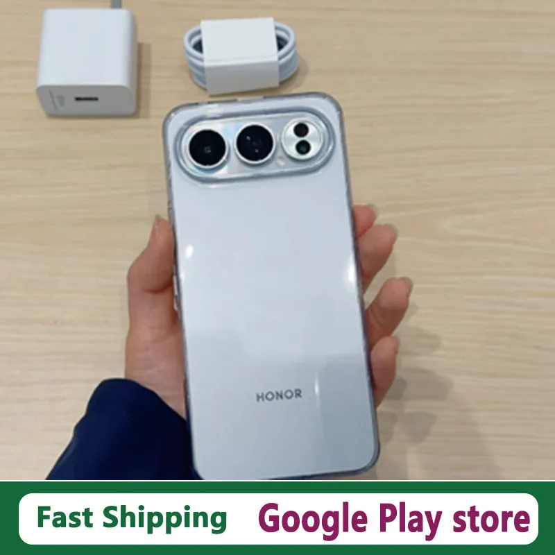 Original Honor 500 Mobile Phone 80W Charge Snapdragon 8S Gen 4 OTA 6.55" AMOLED 8000mAh Battery 200.0MP Camera IP69K Waterproof