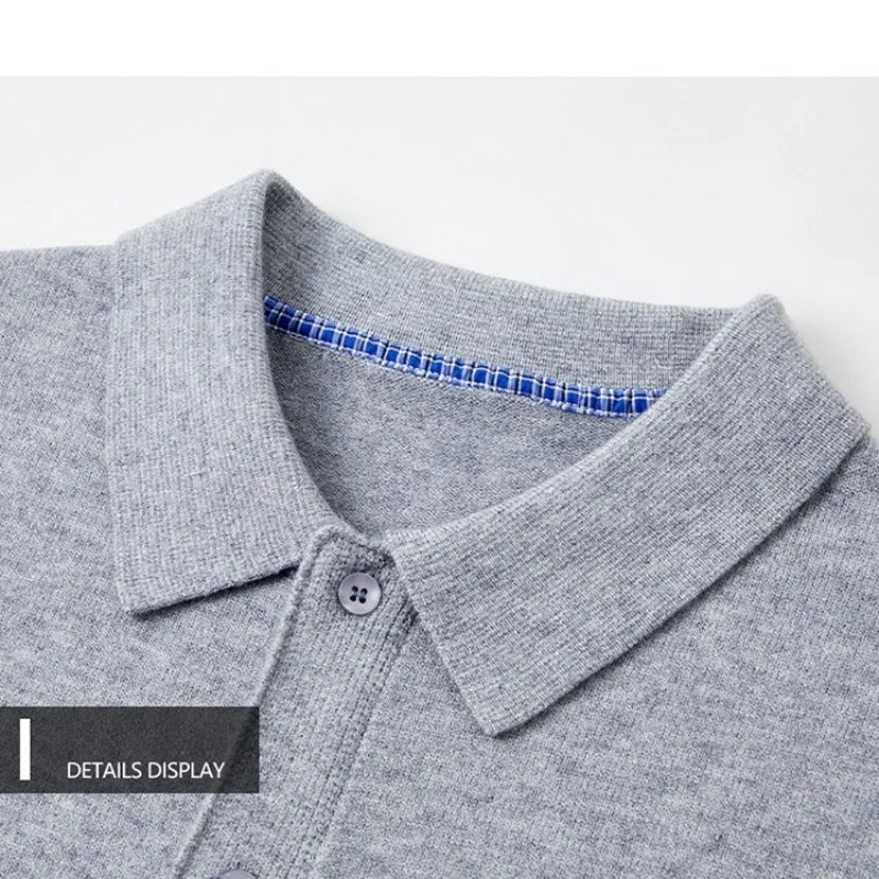 Men's Casual Cardigan Sweater - Button Front Design, Soft Knit Fabric for Daily Office Wear, 6 Colors Available