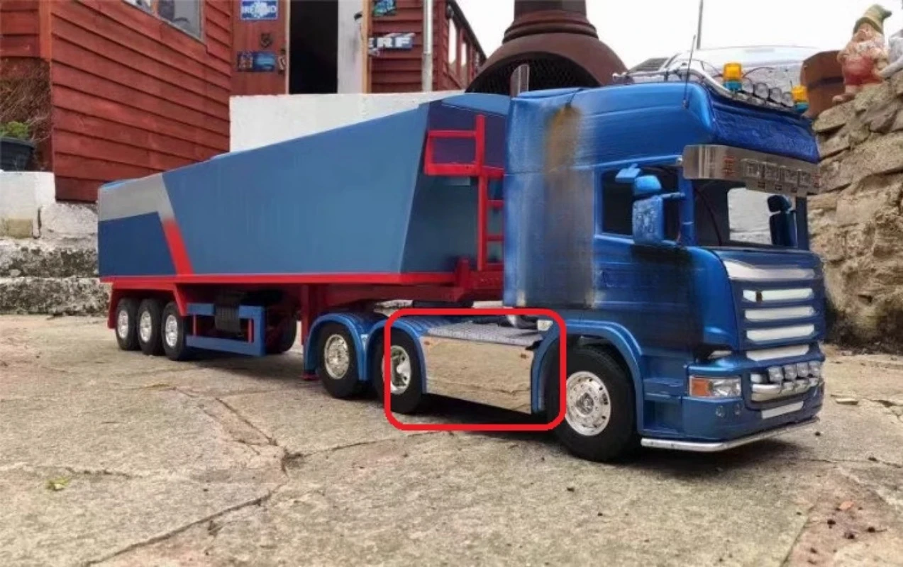 

Metal Anti-slip Plate Decorative Panel Accessories for 1/14 Tamiya RC Truck Trailer Tipper Scania R620 56323 56327 Upgrade Parts