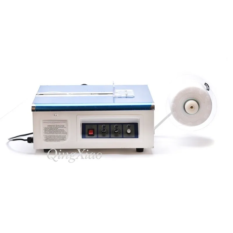 Tabletop Smart Bundler Automatic Manual Strapping Machine Vegetable Printed Matter Candle Packing Machine