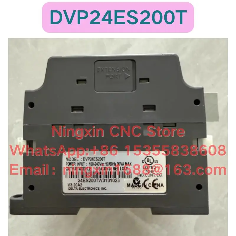 Used DVP24ES200T PLC module Functional test OK