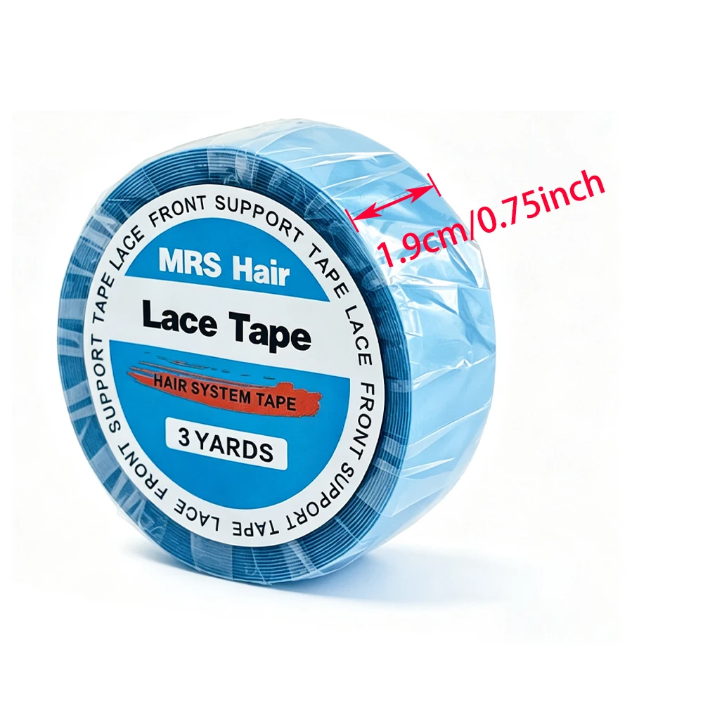 1/2pcs 3Yards 1.9cm Hair System Tape Double Side Strong Hold Hair Extension Tapes For Lace Closure Lace Front Wig Glue view 6
