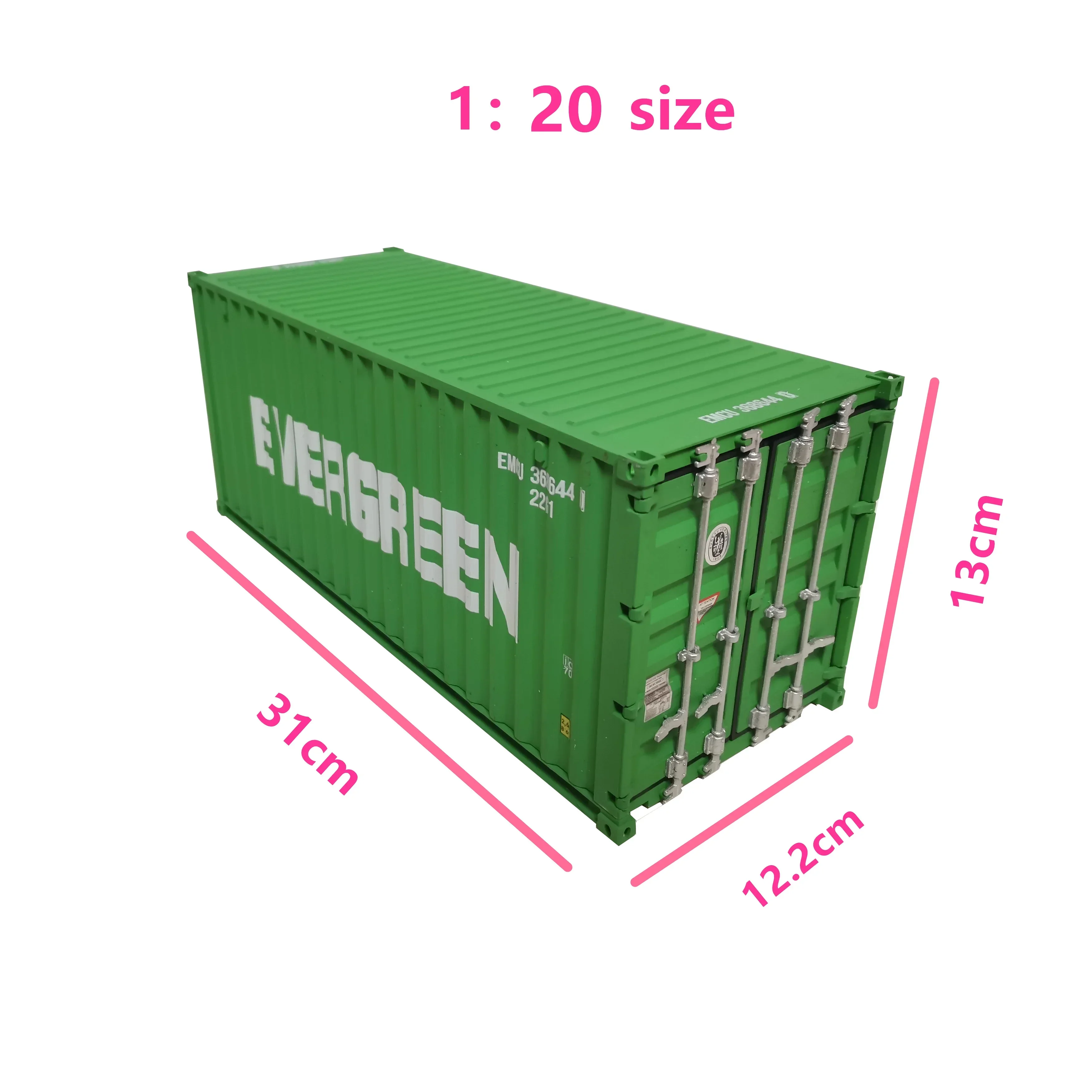 1:20/1:24 creative model container furnishings can be made into storage boxes can be customized