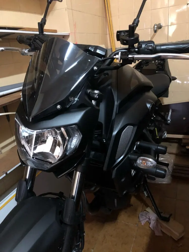 Motorcycle Windshield Windscreen For YAMAHA MT07 FZ07 MT-07 FZ-07 MT FZ 07 2014-2020 Moto Accessories Front Wind Deflectors