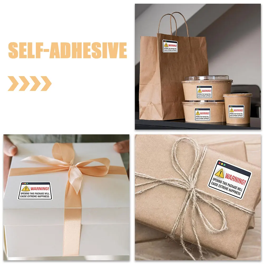 

Extreme Happiness Package Stickers Envelope Label Sealing Reflective Sticky Labels