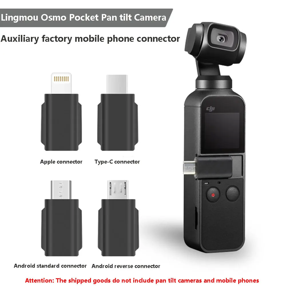 1PCS Micro USB for DJI Osmo Pocket 2 TYPE-C IOS Smartphone Data Connector Interface Handheld Gimbal Camera Accessories Adapter