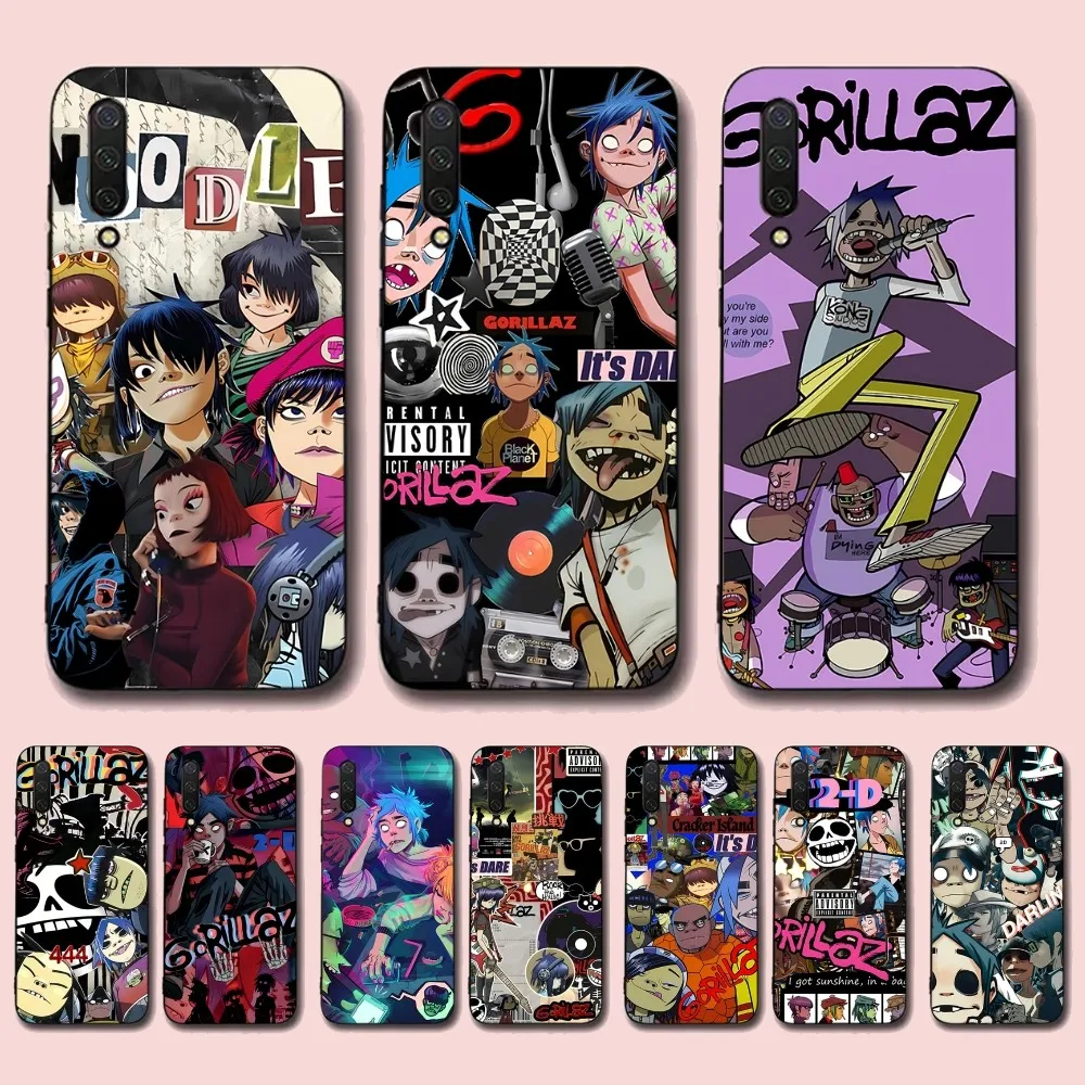 

G-Gorillaz Phone Case For Xiaomi Mi 5X 8 9 10 11 12 Lite Pro 10T PocoX3pro PocoM3 Note 10 Pro Lite