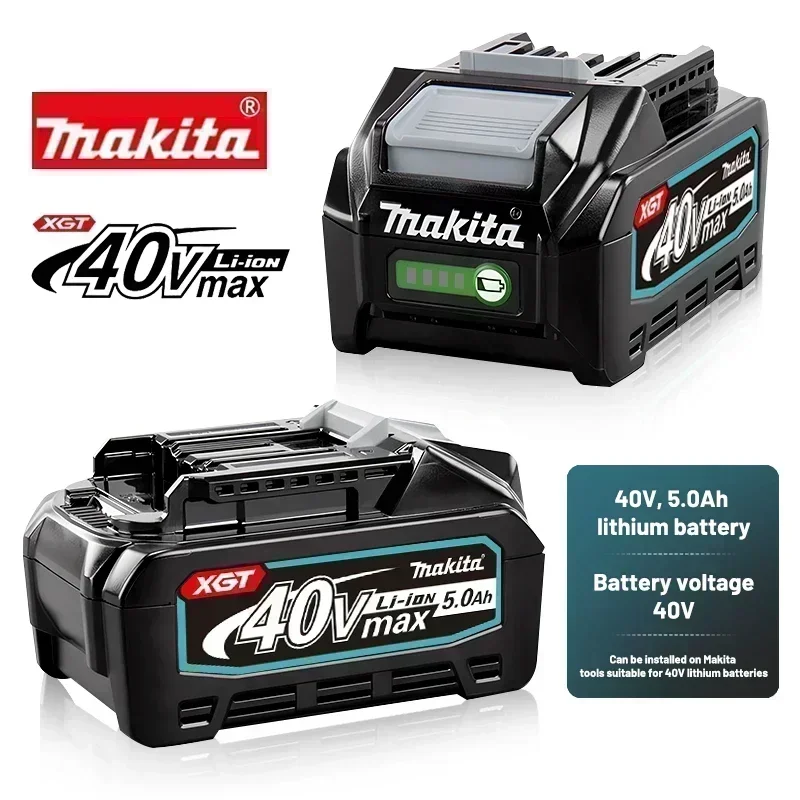 original 40v makita xgt Lithium ion battery 5.0AH xgt makita 40v rechargeable tools battery BL4025 BL4050 BL4080 xgt makita 40v