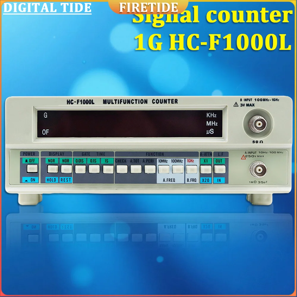 

1G Frequency Meter Frequency Crystal Oscillator Signal Counter Test 8 Led Display HC-F1000L