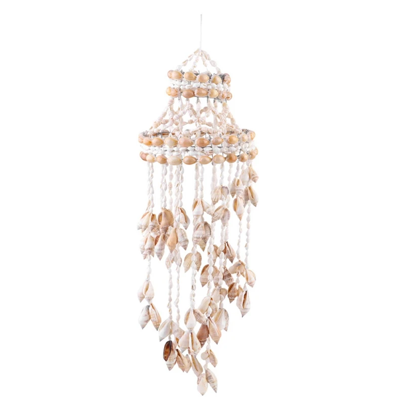 Conch Sea Shell Wind Chime Hanging Ornament Wall Decoration Creative Hanging Pendant Stylish Hanging Ornament Hanging