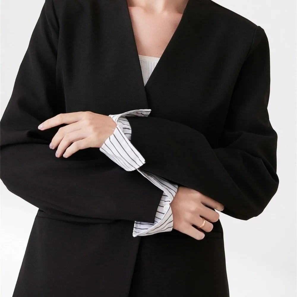 Striped Detachable Sleeves Cuff Extension Sweater Clothing Fake Hand Sleeves Arm Decor Shirt Fake Cuffs Women