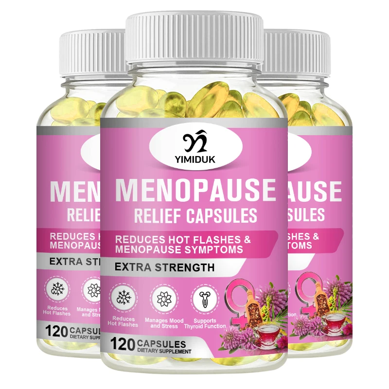 Menopause Relief Capsules Motherwort Balance Endocrine for Night Sweats & Mood Swing Menopause Discomfort