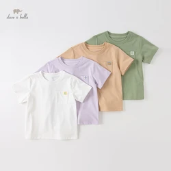DB2234918 Dave Bella Summer 3Y-13Y Kids Clothes Children Fshion Cotton Sprited T-shirt Boys High Quality Fashion Cute Tees
