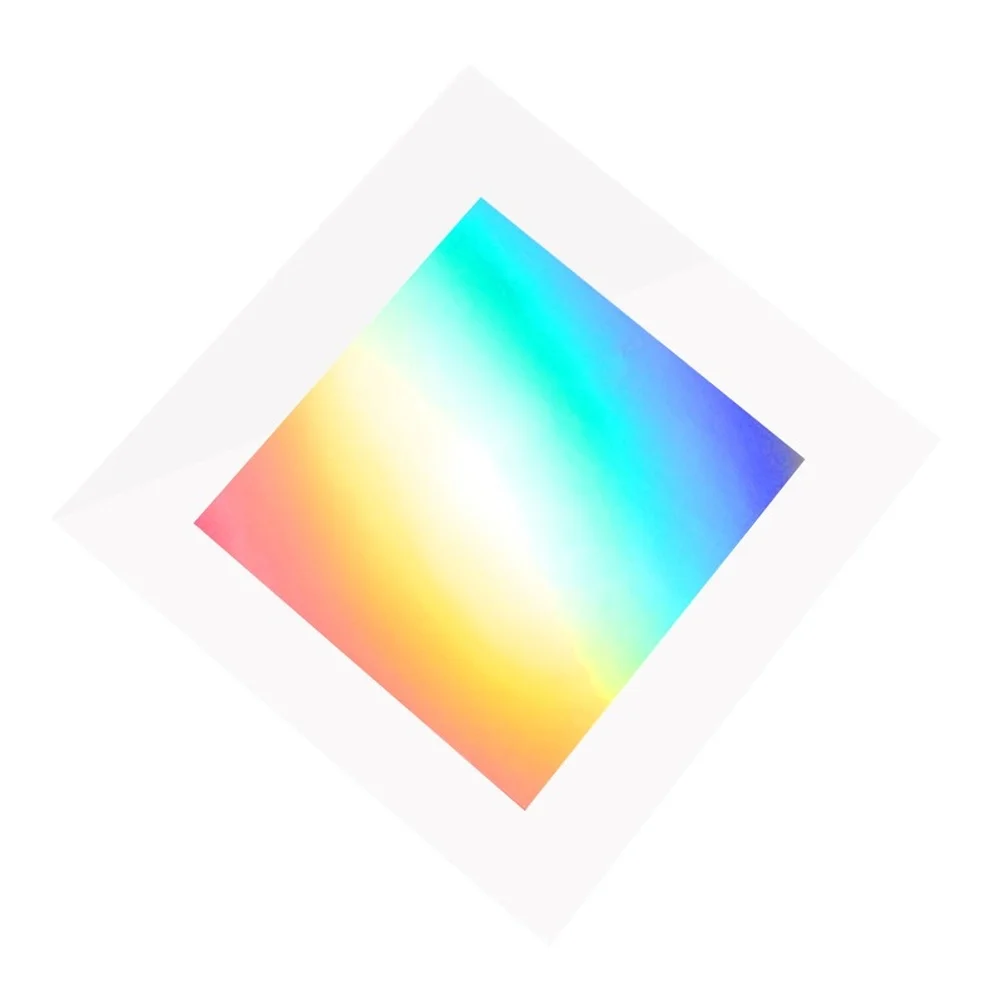 50x45mm PET Holographic Transmission Diffraction Grating Sheet For Optical Spectroscopy Teaching Demonstration And Science Exper