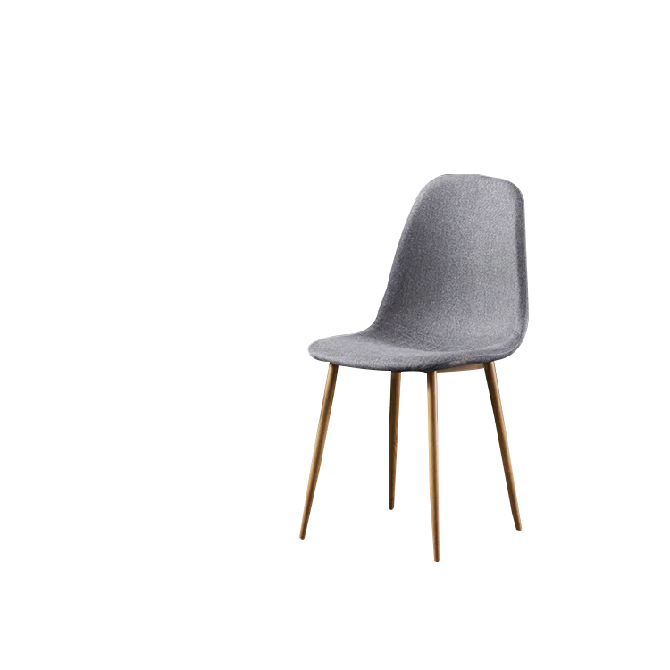 Simple Nordic Light Luxury Backrest Home Chair Dining Chair Iron Art Negotiation Leisure