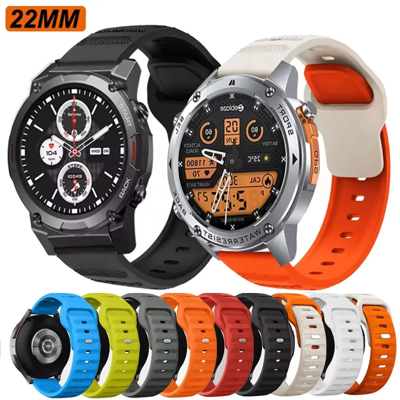22Mm Silicone Strap…