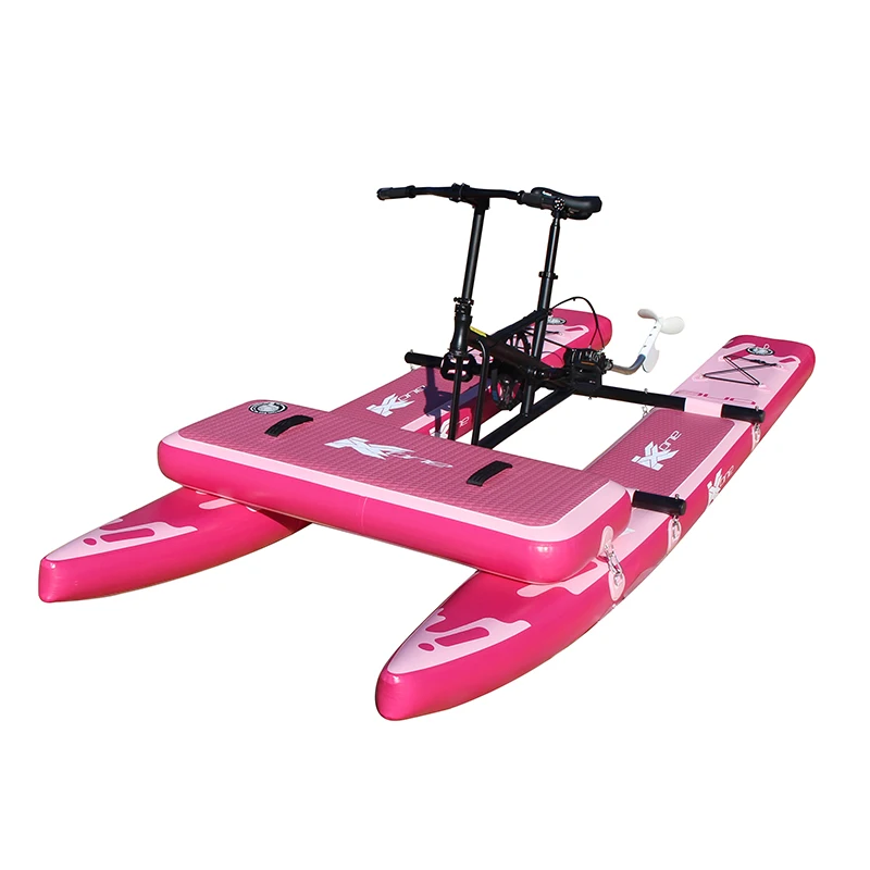 2024 New Series Aqua bike pedal inflatable water bike pedal boat water bike for sale