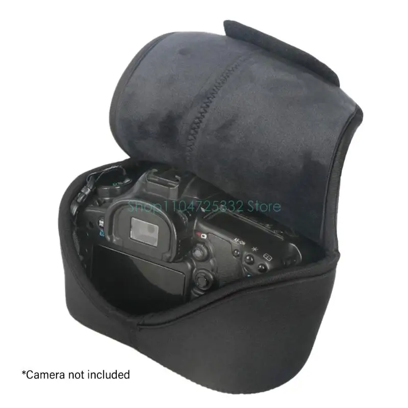 Neoprene Camera Inner Bag Sleeve Lightweight DSLR/SLR Protective Case for Travel, Water-Resistant & Shockproof Cover