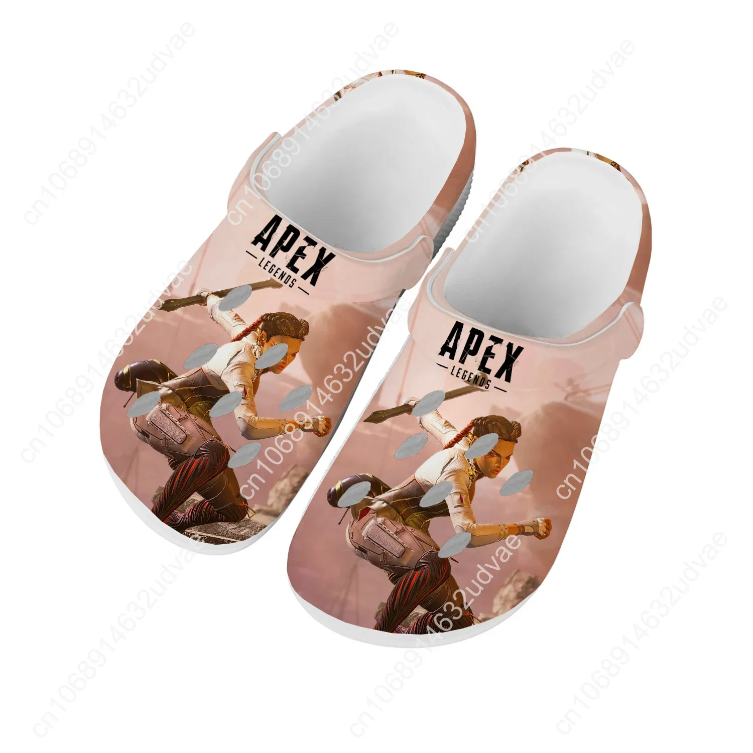 A-Apex Legends Water Shoes Mens Womens High Quality Fashion Home Garden Clogs Customizd Sandals Beach Breathable Hole Slippers