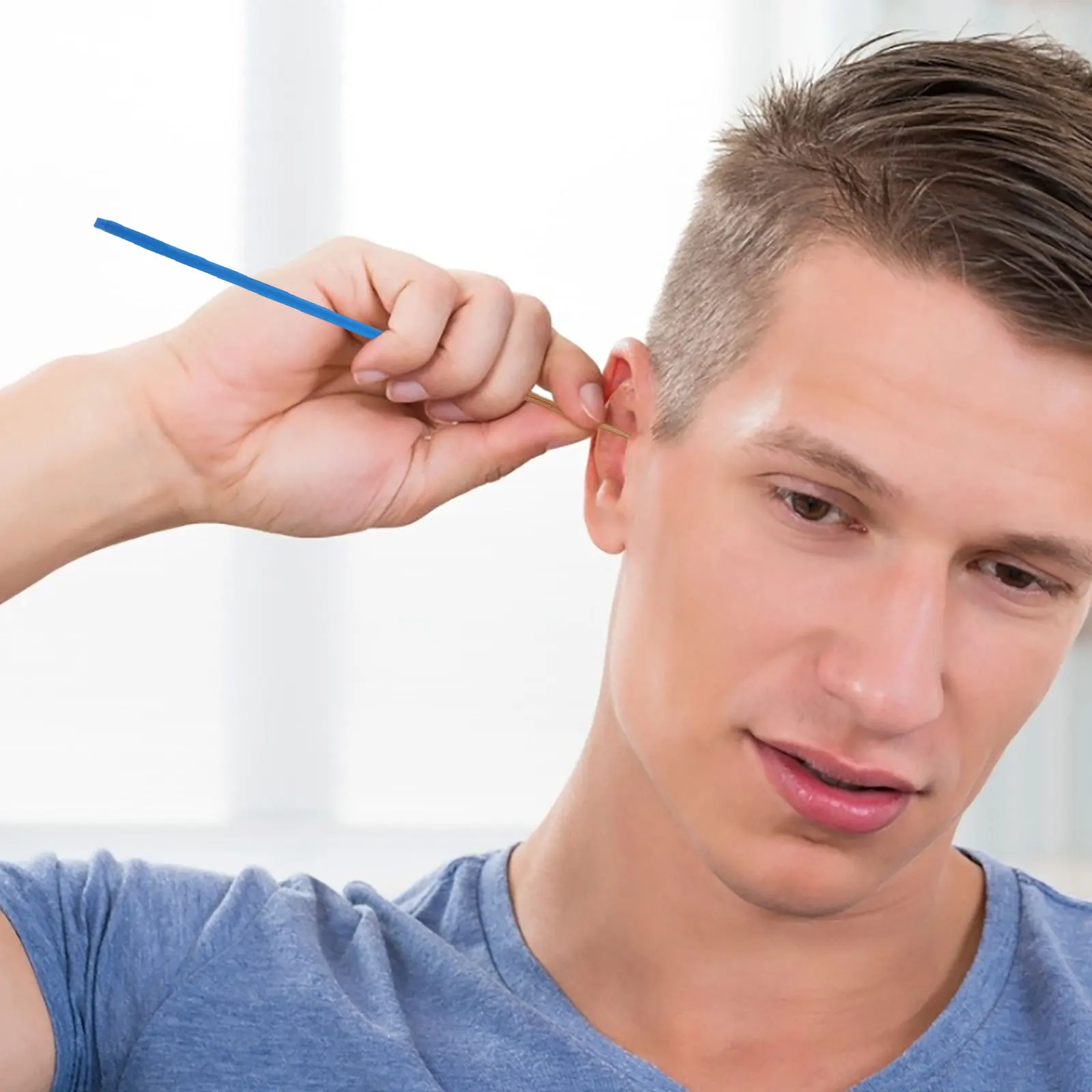 أداة منتقي الشمع من الخيزران، آمنة للاستخدام العادي، تصميم مريح، يحافظ على صحة الأذن، صالون تدليك التجميل المنزلي #5