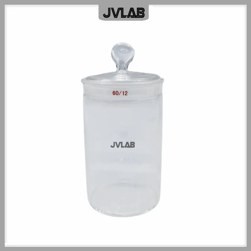 Lab Glass Chromatography TLC Developing Tanks Laboratory Round Glass Tank Solvent Glass Staining Chamber OD*H(mm)65*105