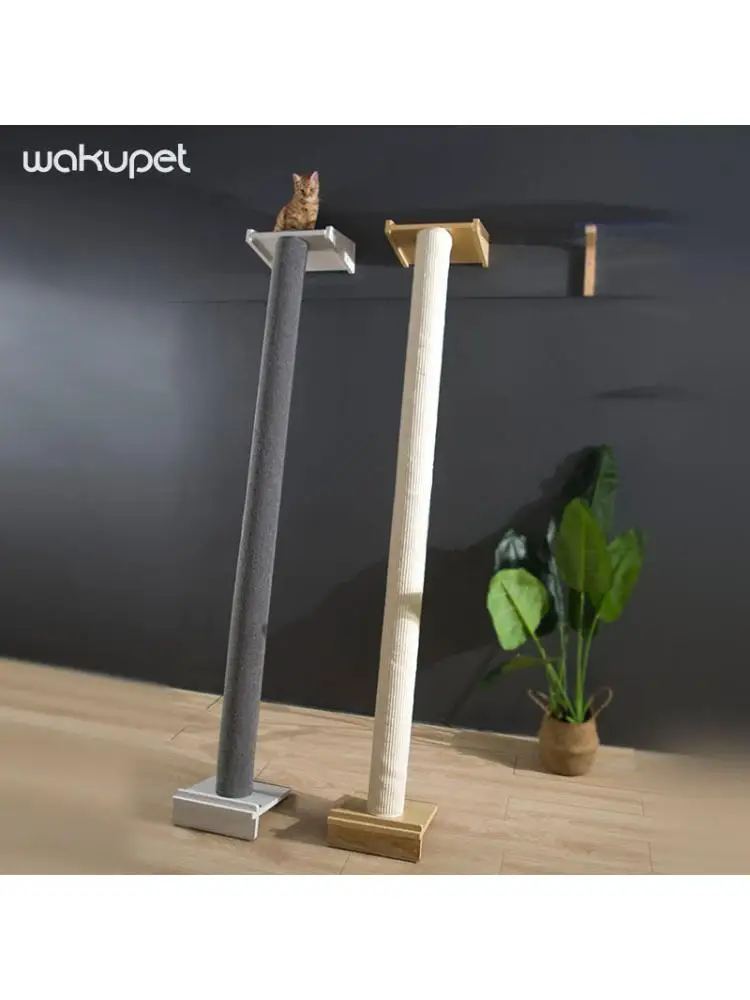 Solid Wood Cat Climbing Frame Cat Scratching Post Cat Claw Wear-resistant Bite-resistant Grinding Tool