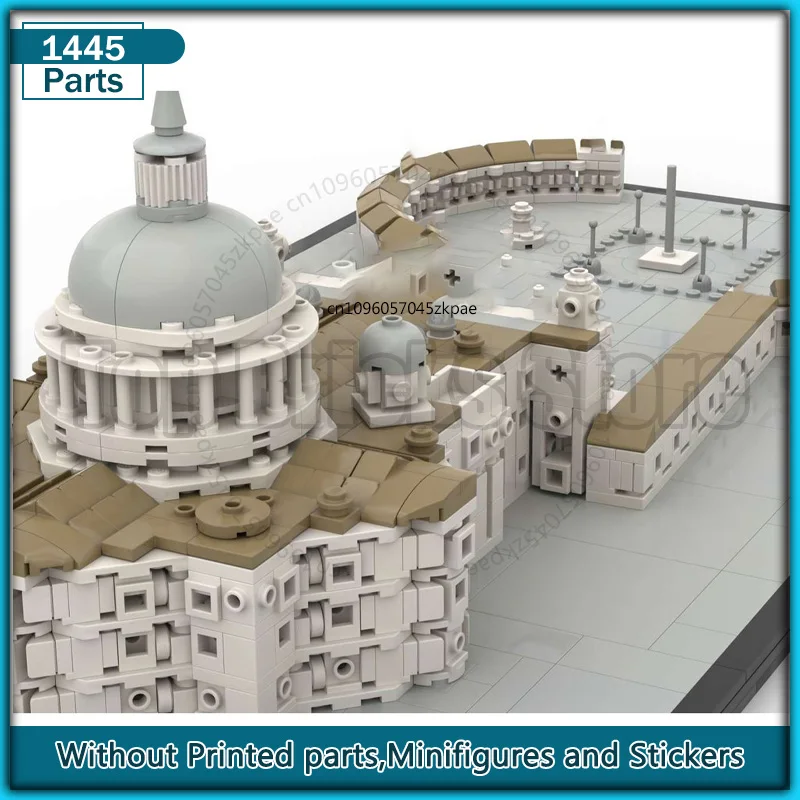 Basilika Film Szene MOC Gebäude Block Kreative Pädagogisches Modell Bricks Sets Architektur Schloss Diorama Spielzeug Weihnachten Geschenke