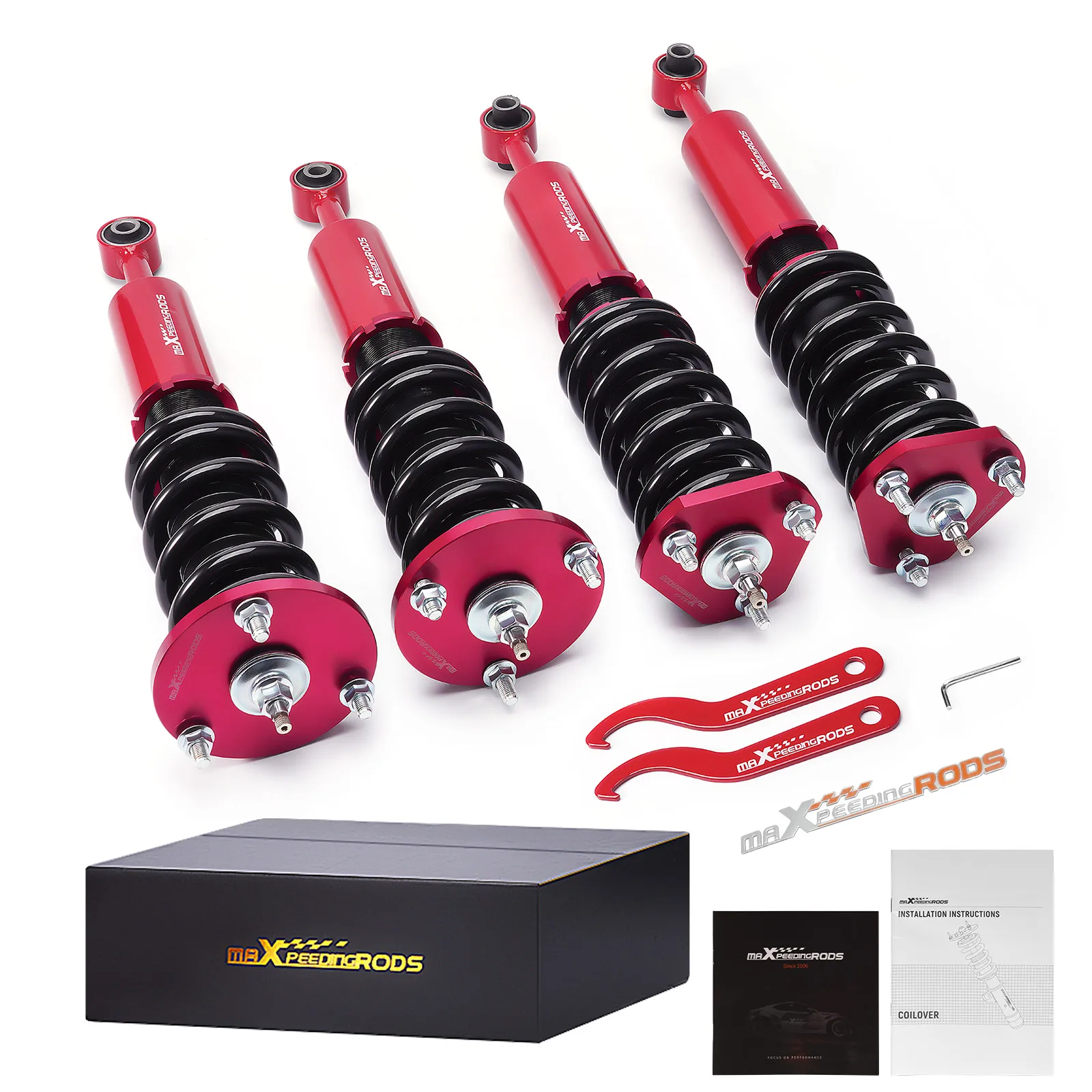 Suspension Coil Spring Kit For Lexus IS250 IS350 RWD 2006-2013 Coilover Shock Absorber Suspension Kit