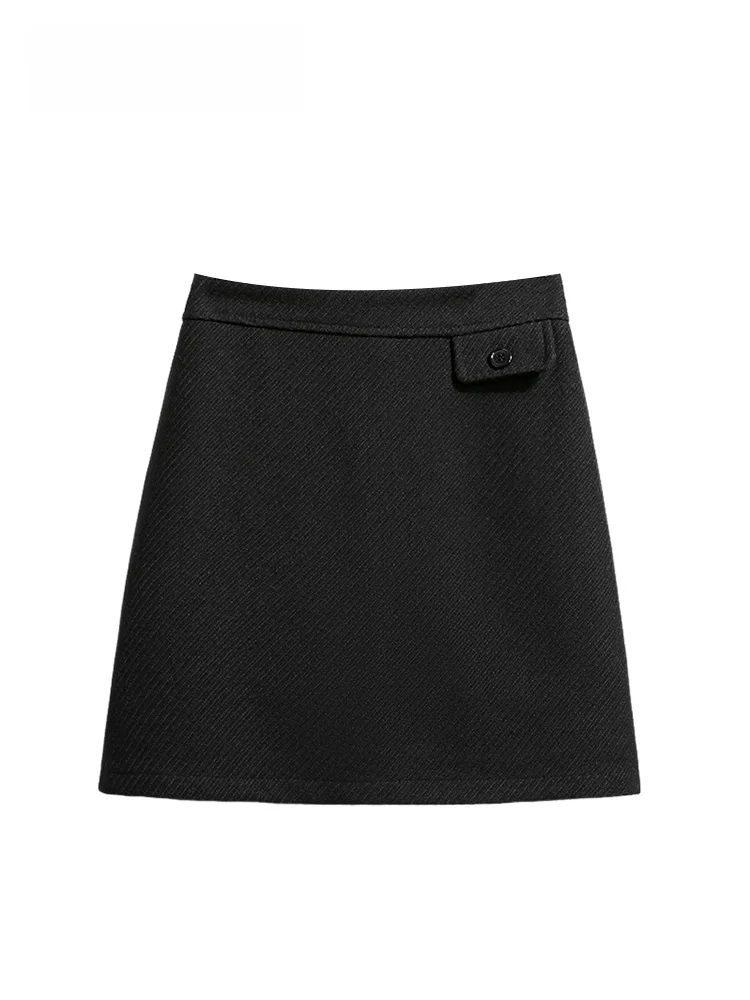 

Женская юбка А-силуэта больших размеров Cara CLUB: весенняя модная повседневная свободная укороченная юбка для полных женщин, стройнящая и универсальная