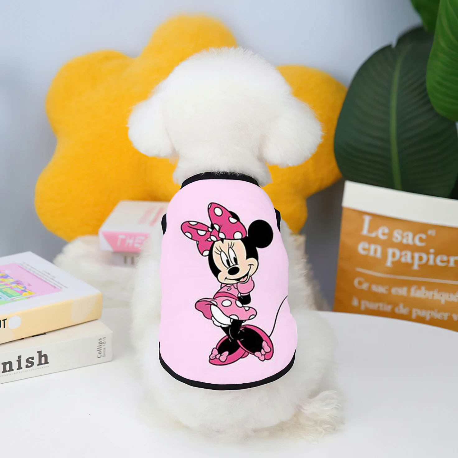 Minnie Mickey Elements Puppy Summer Clothes Chihuahua Pet Dog Clothes Vest Supplies Products Home Garden