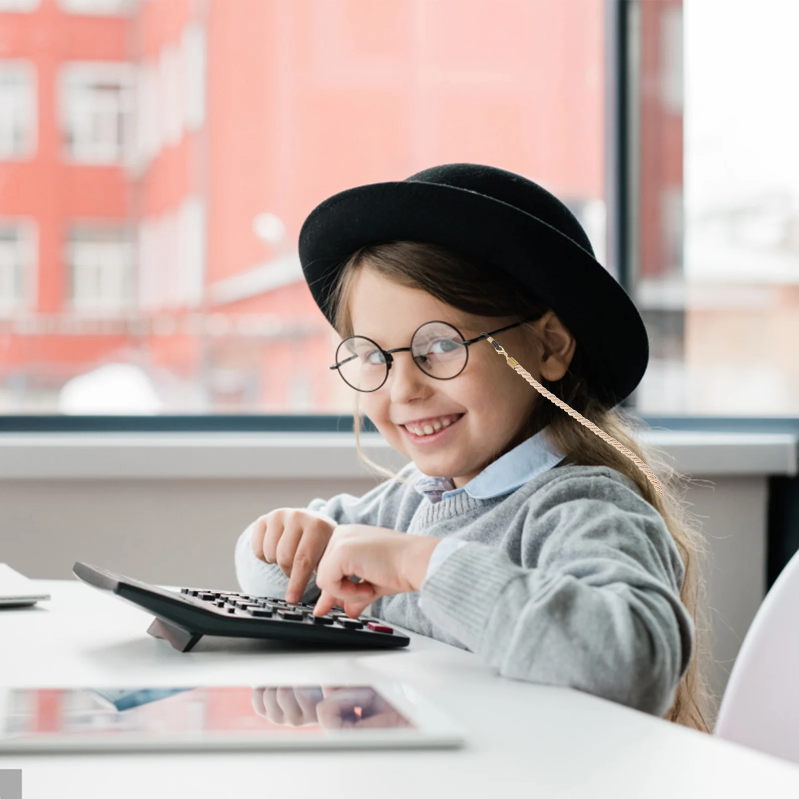 

Braided Glasses Chain Holders Adjustable Eye Glasses Neck Strap Safety Lanyard Sunglasses Eyewear Retainer Cord Men Women