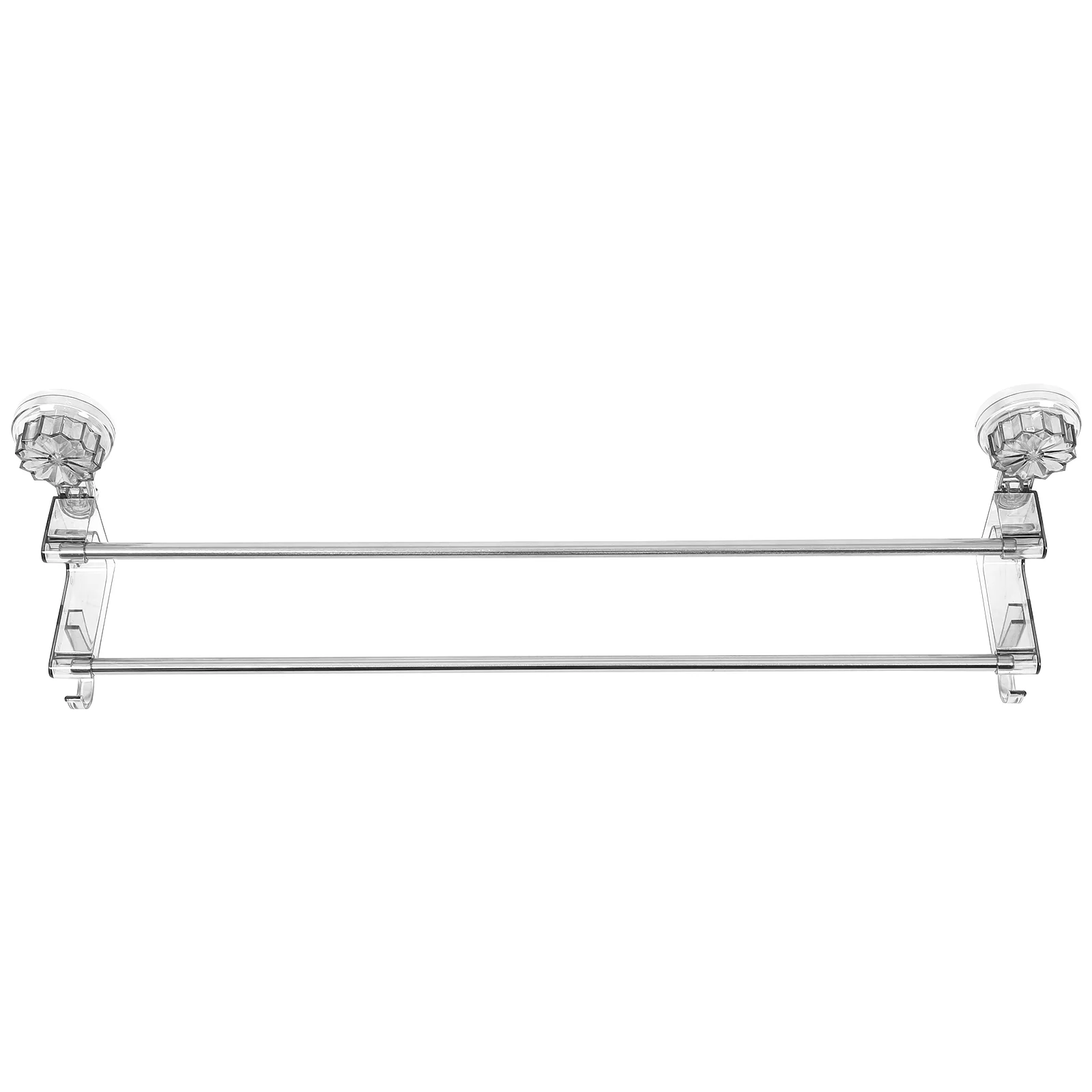 Adhesive Suction Cup Towel Rack Shoe No Punching Hanger Stainless Steel