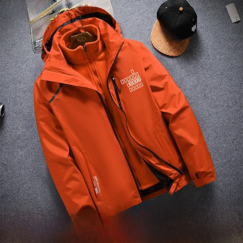 

Outdoor Autumn Winter Men's And Women's Fce Lined Thi Detachable Two Piece Set Climbing Cold Resistant Jaet 082