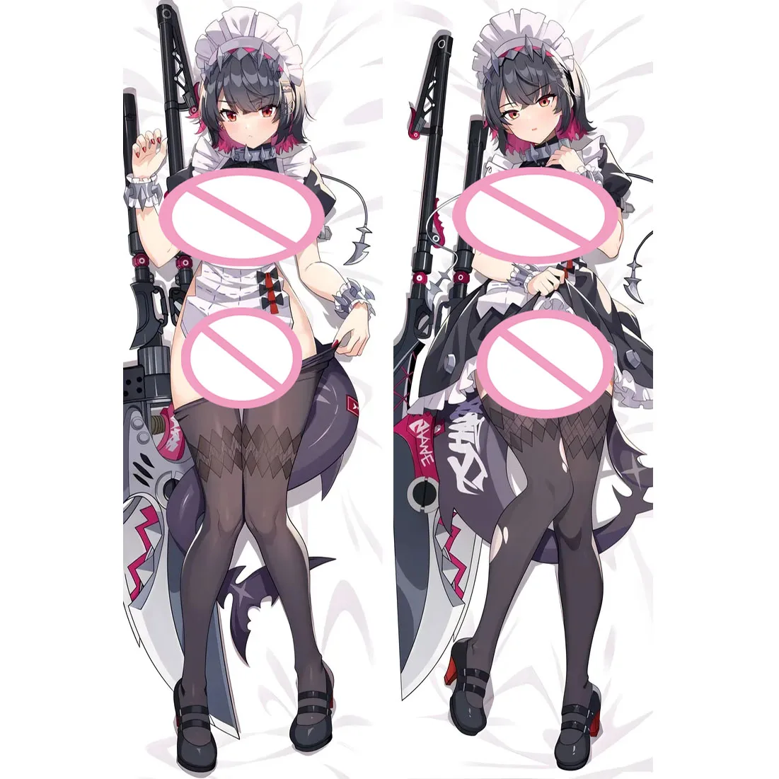 Dakimakura Cartoon Ellen Joe Pillowcase Double-Sided Printed Otaku Cushion Covers Hugging Body Bedding Decoration Pillowcases