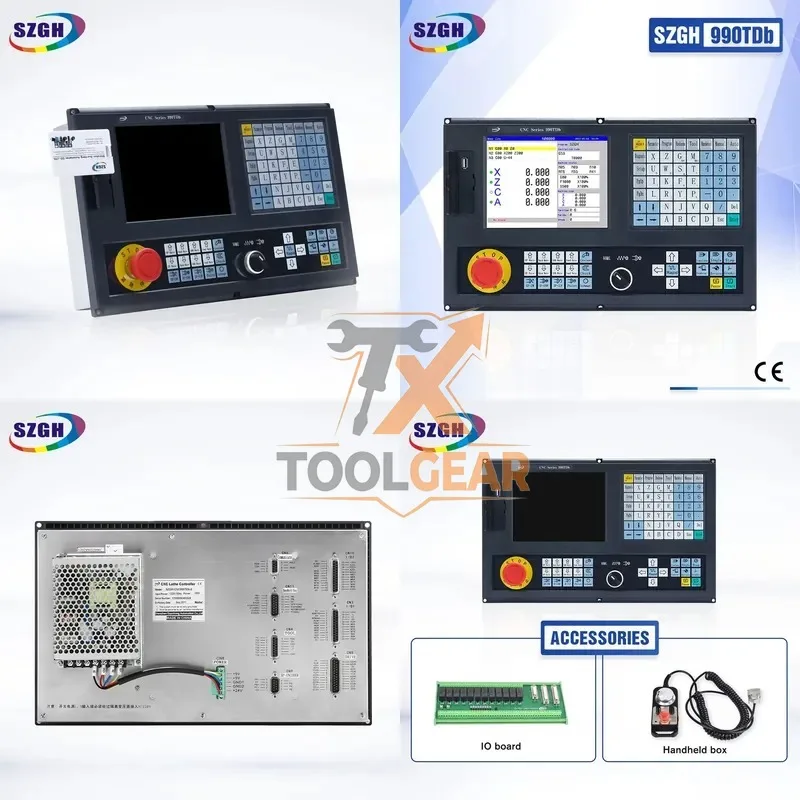2026China*Factory* Complete Sets Include Servo Motor and Driver 3 Axis Full Kit X and Z Lathe Machine CNC Controller