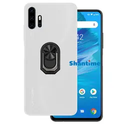 Luxury Shockproof Ring Holder For Umidigi F2 Case Soft Silicone TPU Protective Holder Cover