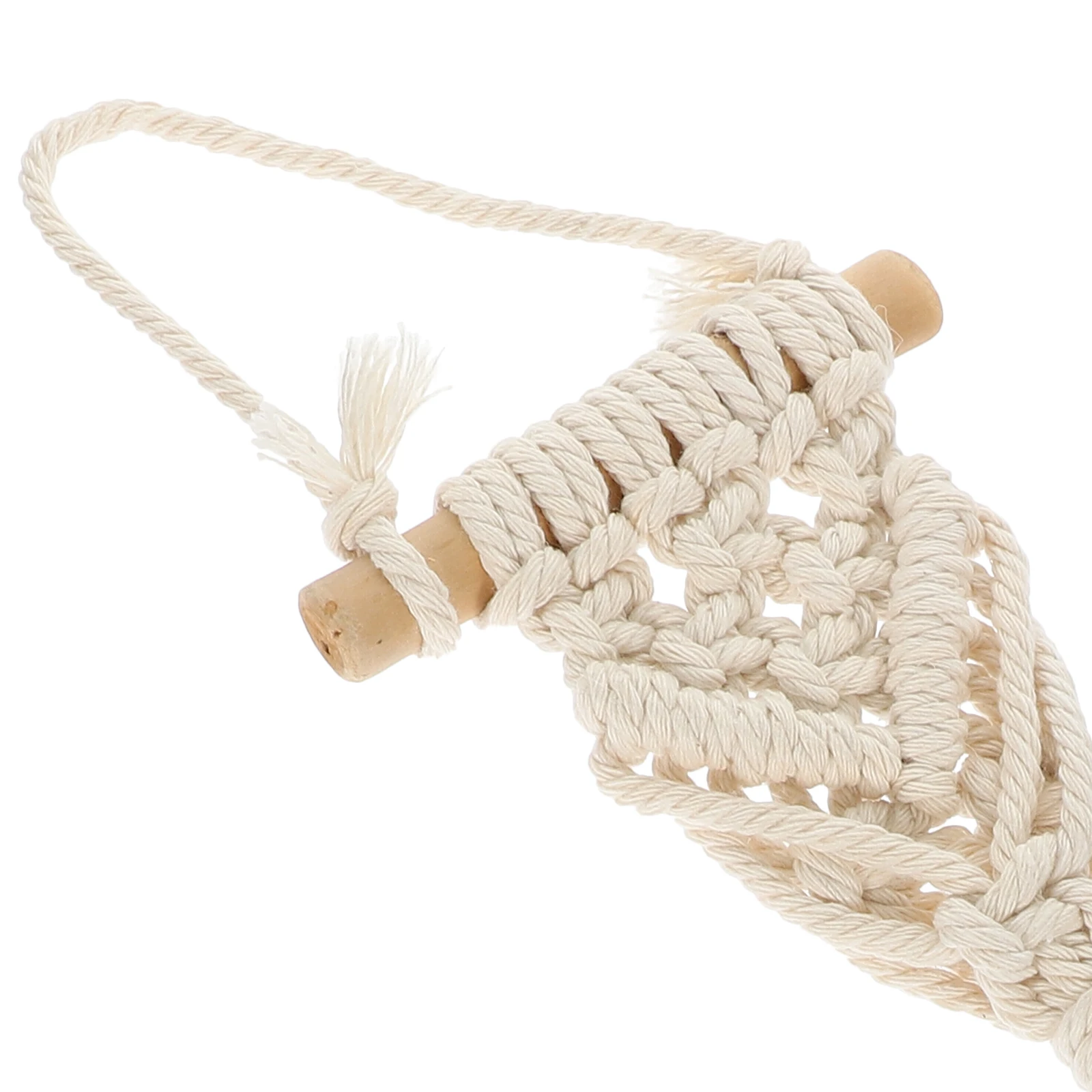 

2pcs Woven Cotton Rope Plant Hangers Bohemian Style Hanging Macrame Planters Indoor Wall Decor Unique Plant Holder