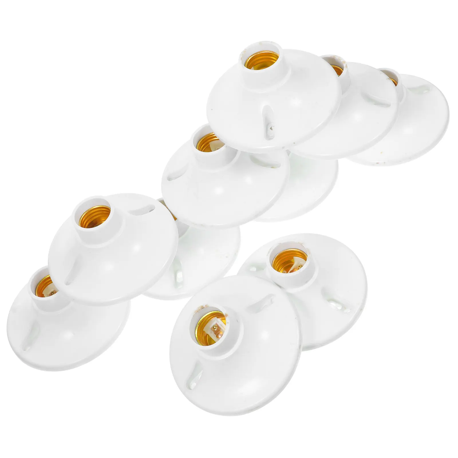 

10 шт. плоских патронов из бакелита, огнестойкие, легко устанавливаемые, для ночников, настольных и потолочных светильников