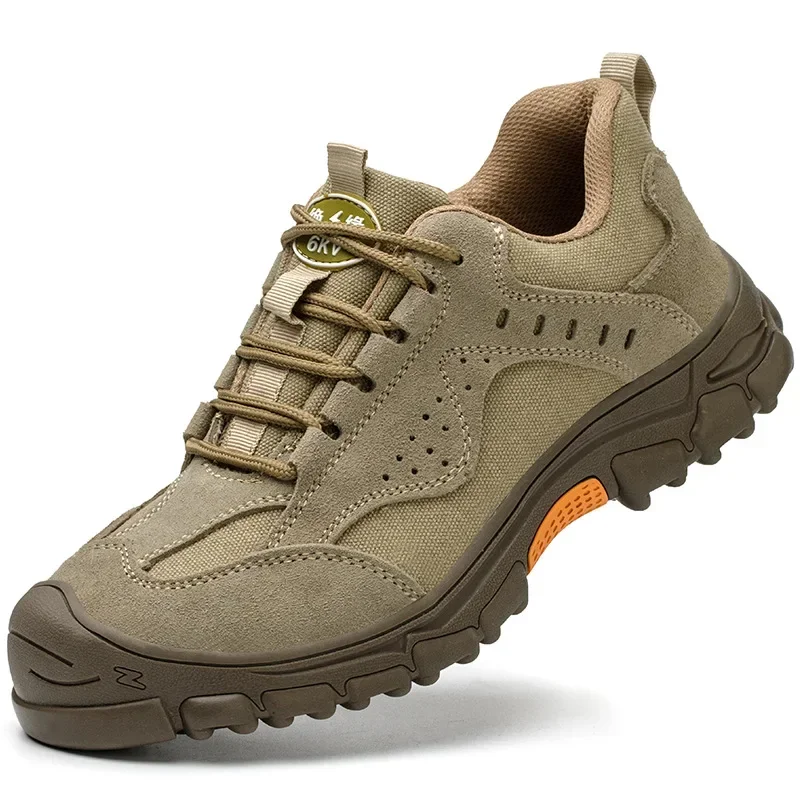 DurableLabor Insurance Shoes For Men Smash-proof Puncture-proof Insulation Electric Welding Anti-scalding Light Wear-resistant