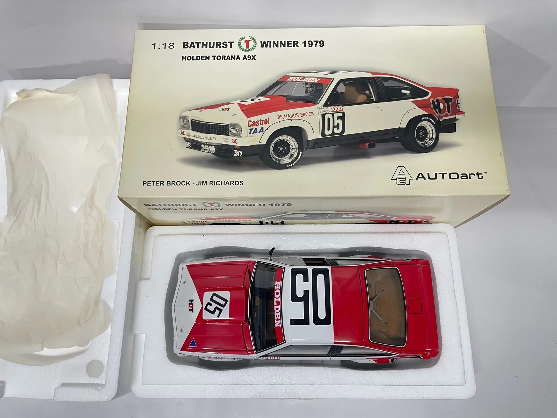 Autoart 1:18 A9X 1979 #05 Simulation Limited Edition All Open Alloy Metal Static Car Model Toy Gift