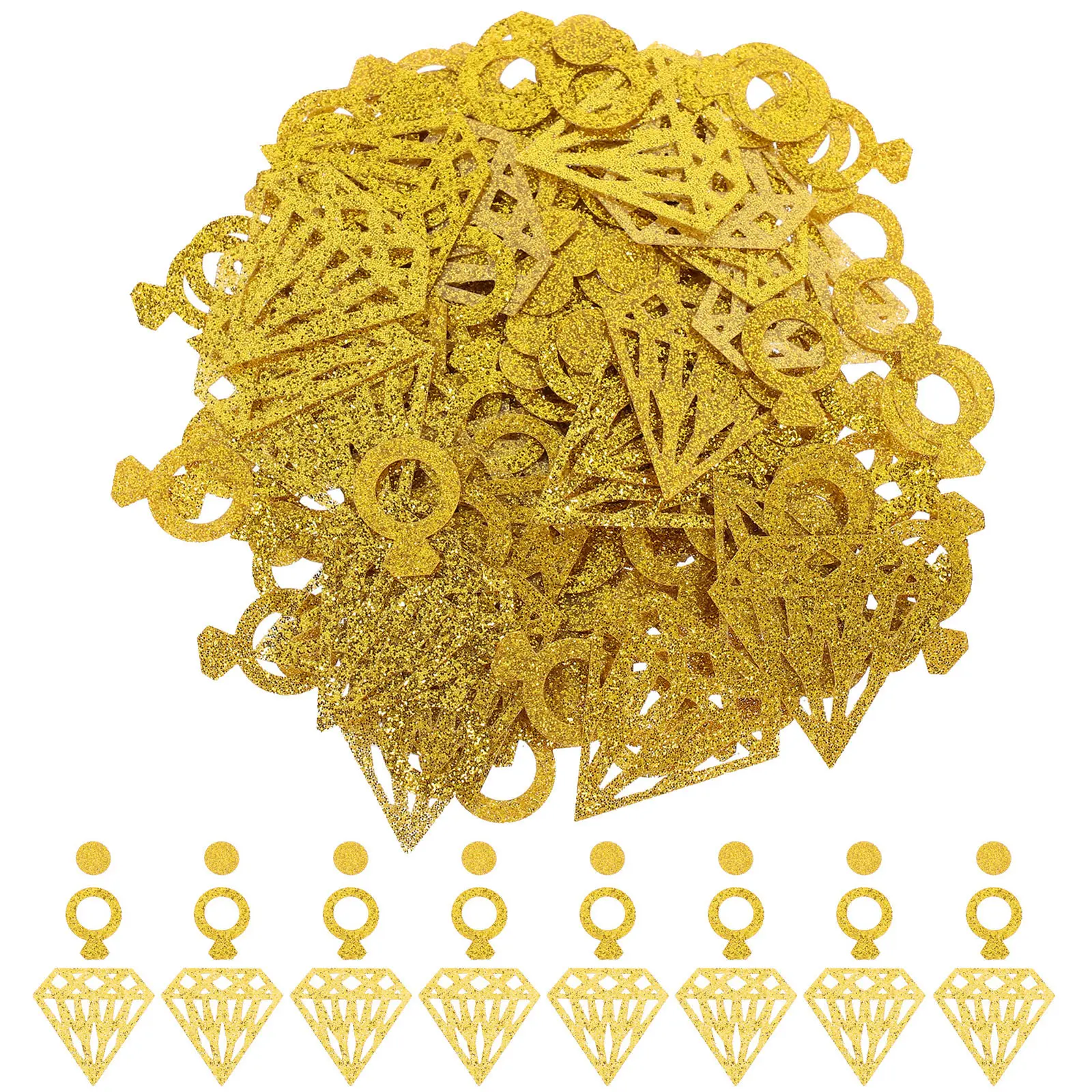 300Pcs Konfeti Kertas Berbentu - Papercraft Supply Confetti ulasan dan harga