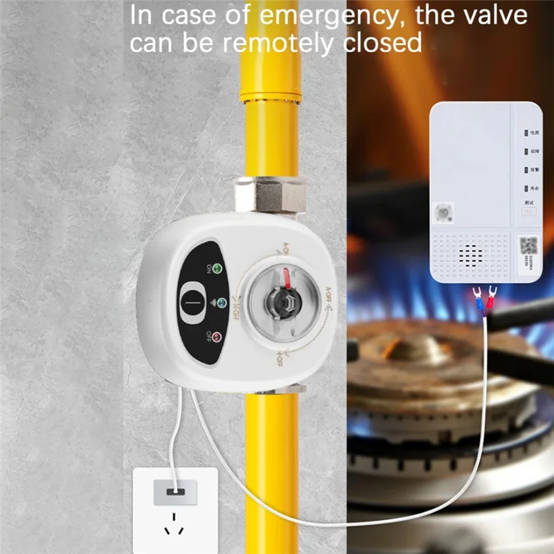 A99E-WIFI Controller valvola intelligente Spegnimento acqua APP di controllo remoto Valvola a sfera di automazione wireless per spina europea Ewelink