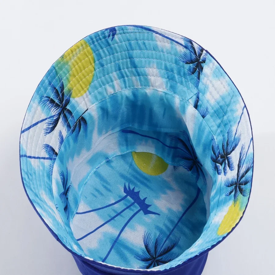 CUSTOM TEXT LOGO Reversible Bucket Hats Men Women Outdoor Fisherman Caps Beach Fishing Hat Unisex Chapeau Panama Hat