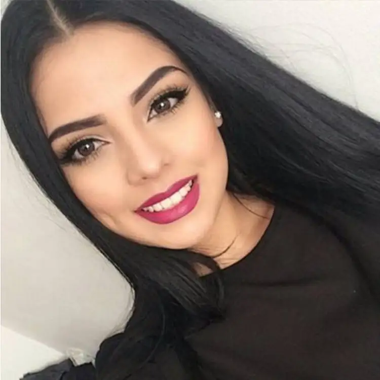 باروكة شعر كاملة طويلة للنساء، باروكة يومية كاملة الرأس، وصلات شعر حريرية عالية الحرارة، سهلة الارتداء والصيانة