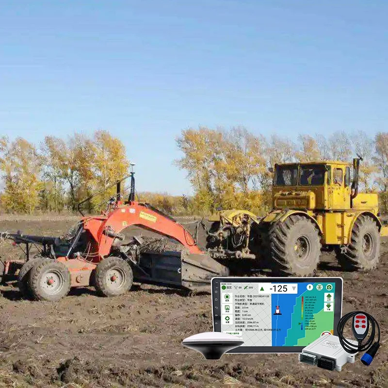 Maskura digital farming system high precision GPS land leveling system for smart agriculture