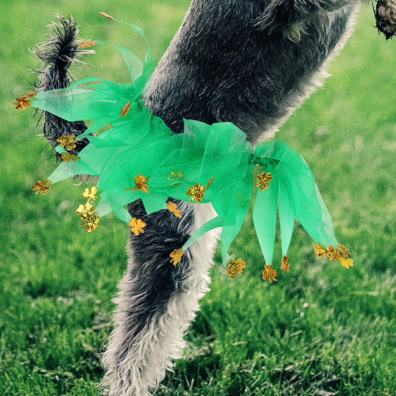 

Pet Skirt Green Mesh Dress Slip Tutu Accessories Polyester St Patricks Day Costume Dog Clothes Small Dogs Pet Party Skirt Dog